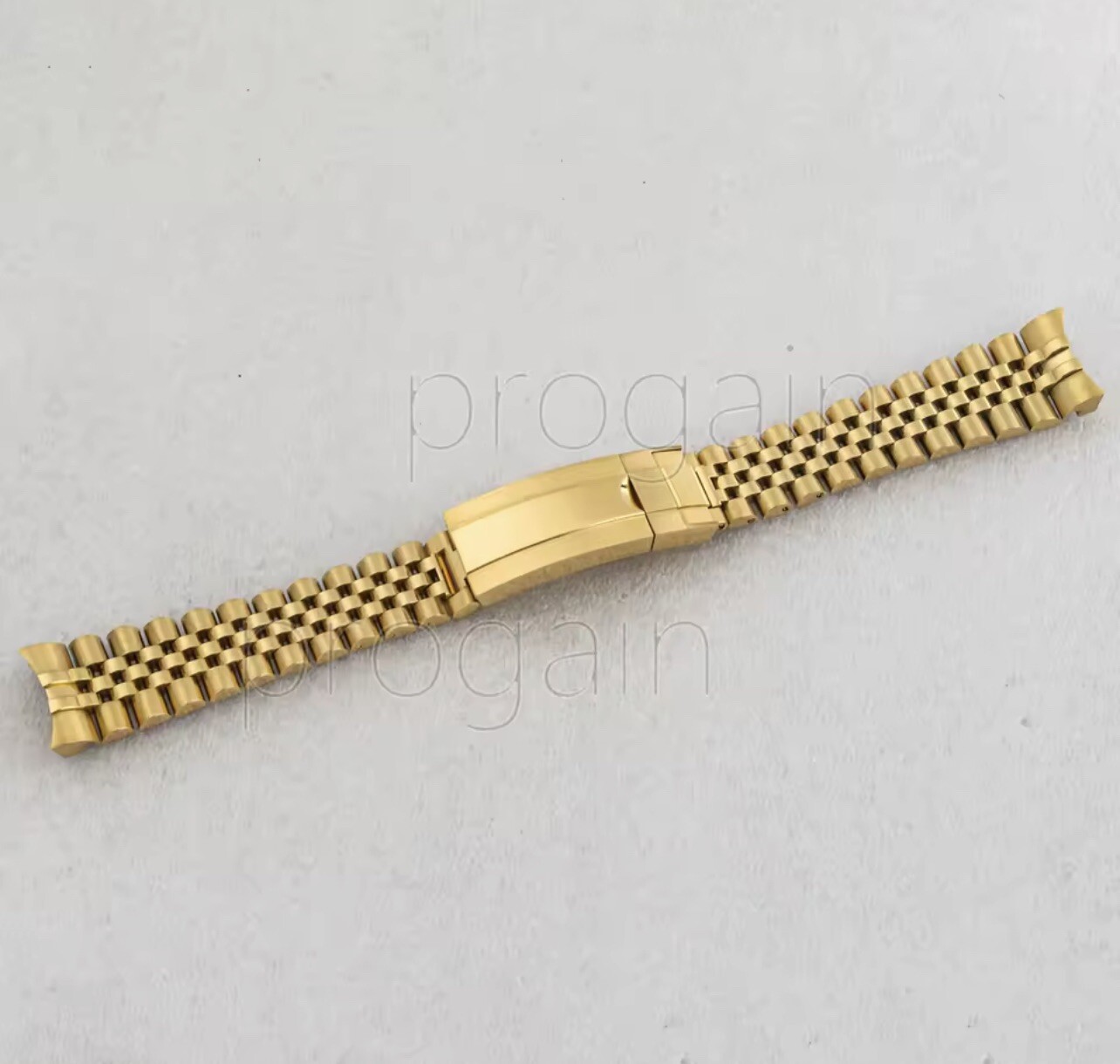 Cinturino Jubilee 20mm per Rolex in Acciaio Oro foto 3