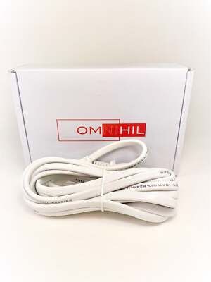 White 10' Cable for Bernette Sewing Machine Models: 20 25 92C Deco 330 Deco 340