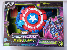 Nerf Dart Shooter, Marvel Mech Strike Monster Hunters Captain America, NEW