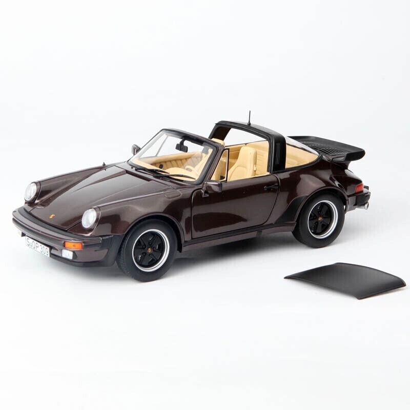1987 PORSCHE 911 (930) CARRERA TURBO TARGA BROWN 1:18 by NOREV