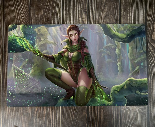 Alfombrilla MTG Eternal Dominion - 60x35 Cm - Base Antideslizante - Incluye Bolsa Impermeable - Para Magic: The Gathering Y Juegos De Cartas