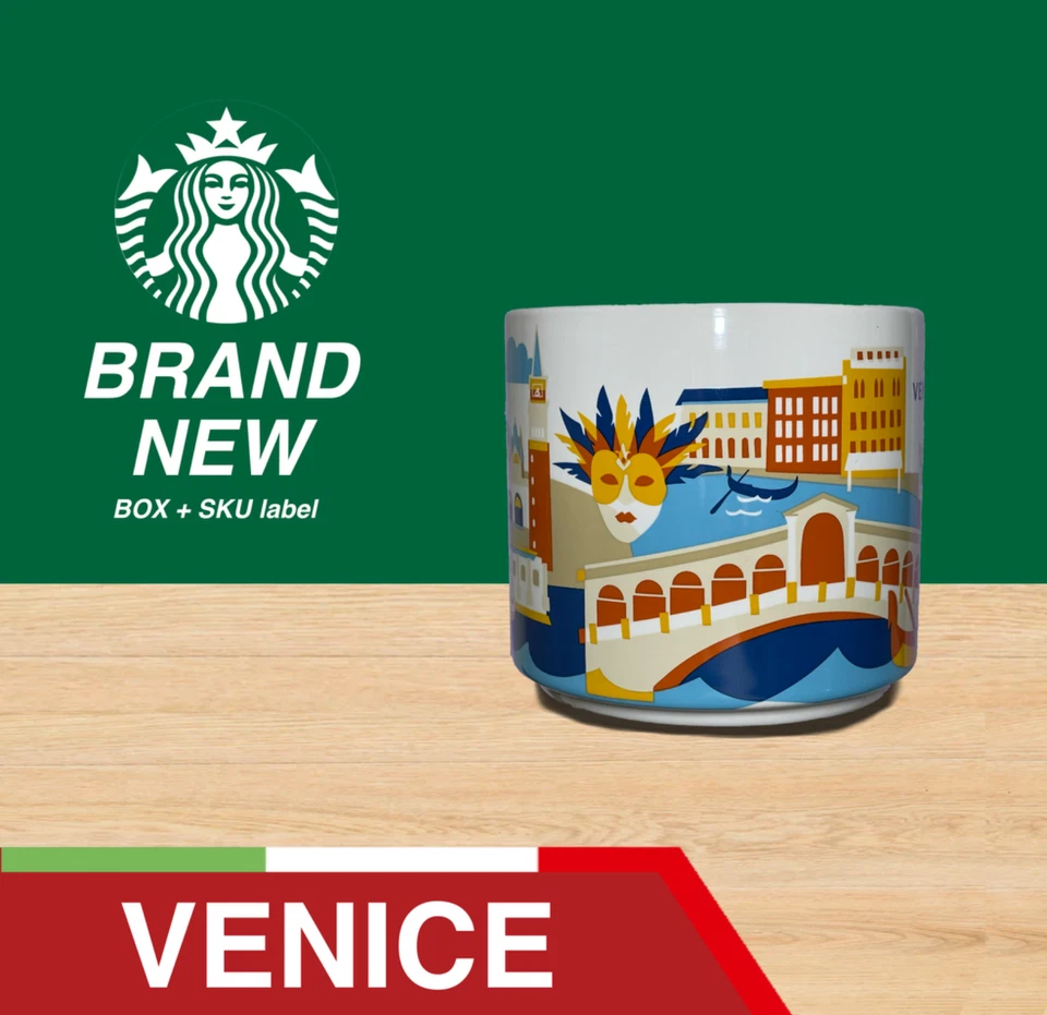 Starbucks YAH ITALY - You Are Here VENEZIA mug/tazza BRAND NEW + SKU - 14oz. - Immagine 3 di 4