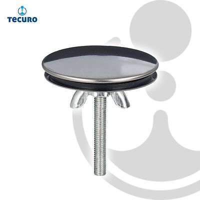 tecuro Hahnlochstopfen Deckrosette Ø 40 mm Edelstahl poliert (Marktmodell)