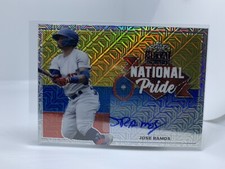 2021 Leaf Metal Draft Jose Ramos Silver Mojo National Pride Auto #NP-JR1 Dodgers