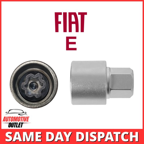 MASTER LOCKING WHEEL SECURITY NUT BOLT REMOVER KEY SOCKET E FOR FIAT