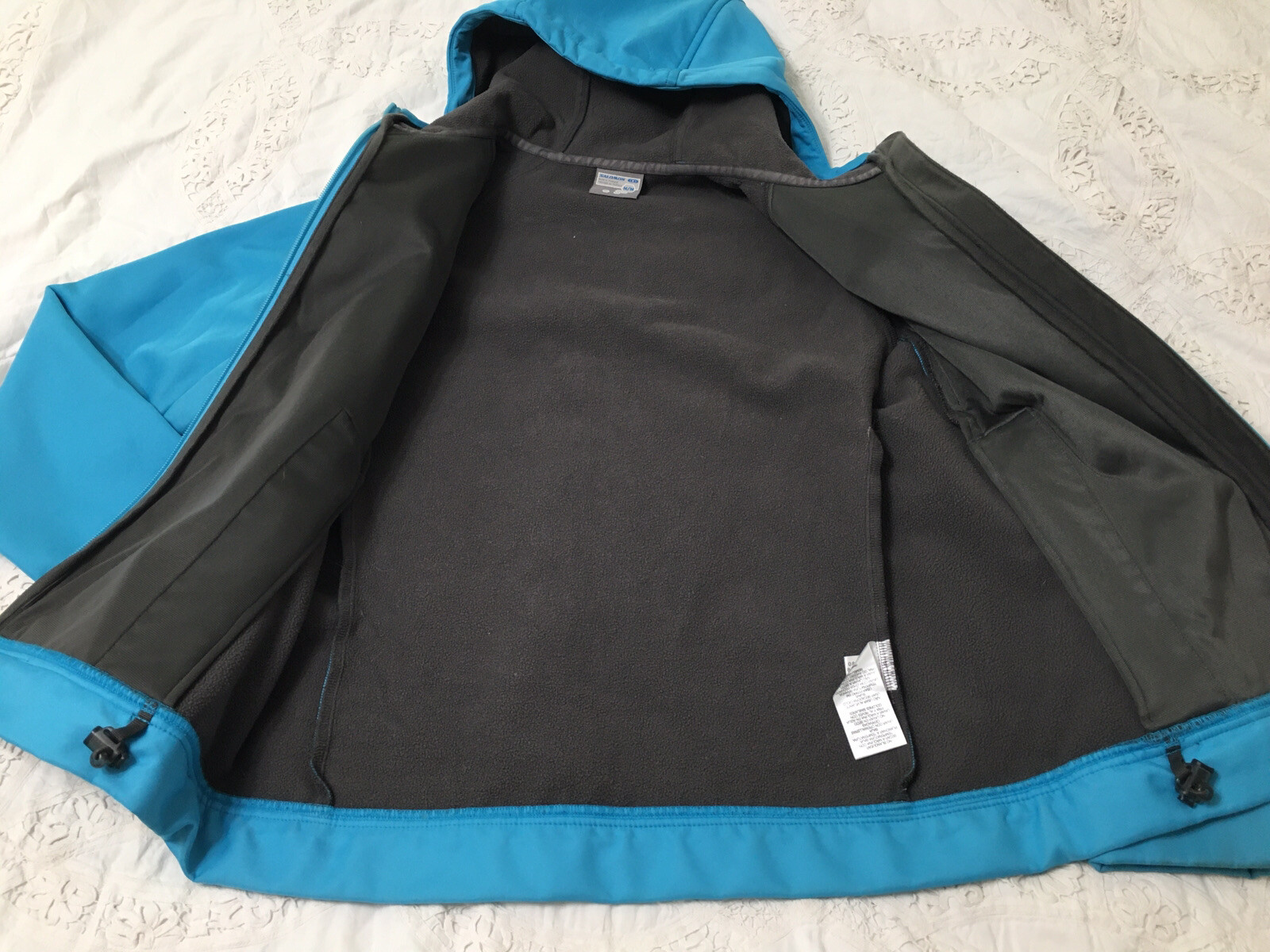 SALOMON Felpa con Felpa con Cappuccio Media Donna Giacca a Vento Zip BELLA