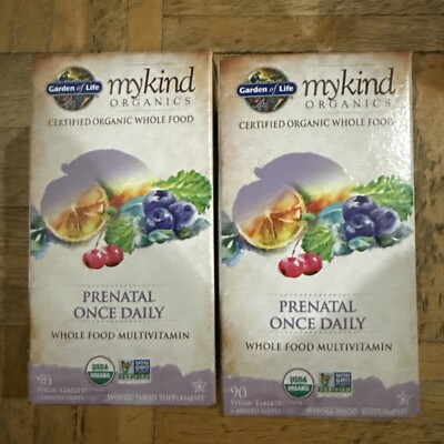 Garden of Life Mykind Organic Prenatal Once Daily Multiv 90 Cr Exp 1/26+