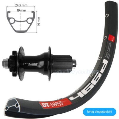 XLC DT SWISS 27.5'' HINTERRAD TUBELESS 12mm STECKACHSE 142mm XC MOUNTAINBIKE 650B