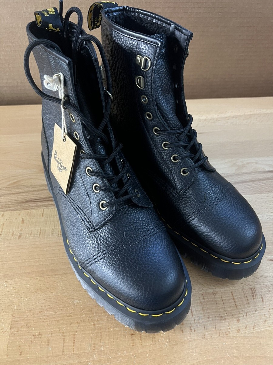 NEW Dr. Martens 1460 Bex Fleece Lined Leather Lace Up Boots