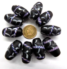 10 "Lewis and Clark"  Venetian Style African Trade Beads Howard Collection