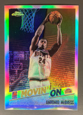 ANTONIO McDYESS 1998-99 TOPPS CHROME REFRACTOR MOVIN'ON - 222
