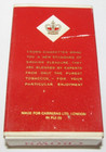 VINTAGE EMPTY 10 Cigarette Cardboard Box Crown Cork Tips London — photo 4