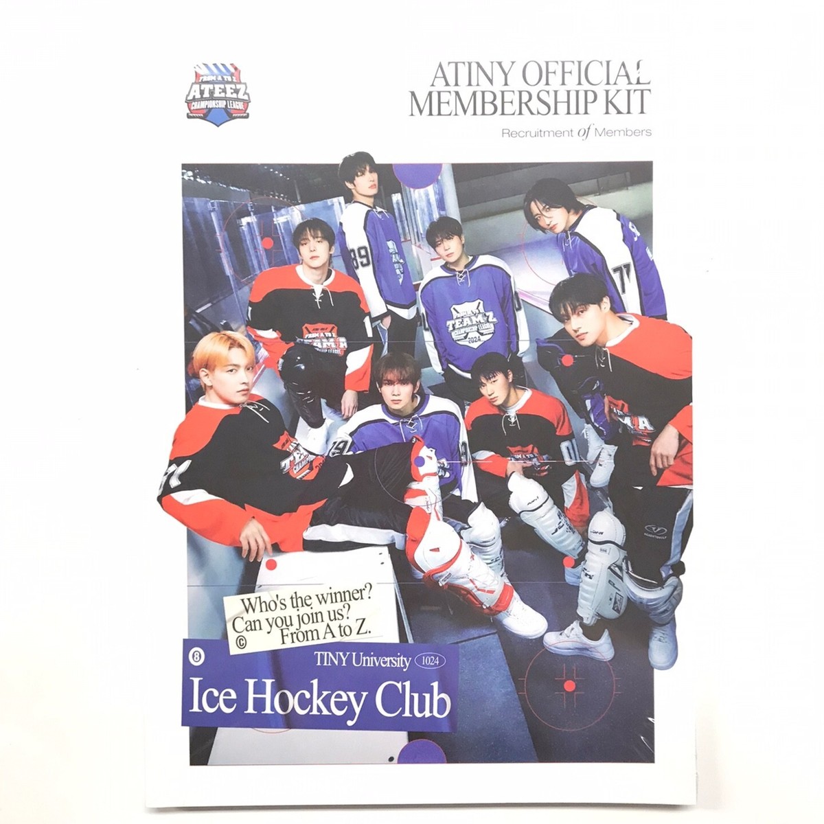 ATEEZ  ATINY KIT フォトブック ATEEZ 1st Fan Club Official FANCLUB ATINY KIT Members Only