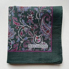 HANDKERCHIEF VINTAGE ART PAISLEY BANDANA COTTON MEN'S POCKET SQUARE 17" A0084 