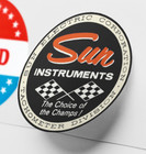 Sun Racing Drag Vintage Style Decal, Vinyl Sticker, Racing, Hot Rod, Rat Rod