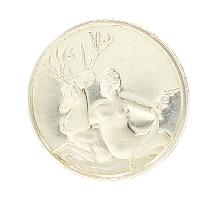 Franklin Mint フランスの銀貨 Le Baiser A. Rodin Franklin Mint Rodin's Masterpieces Medals