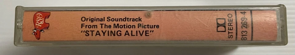 Staying Alive Movie Soundtrack Music Cassette Chromium Tape 813 269-4 RSO 1983 - Image 3 of 4