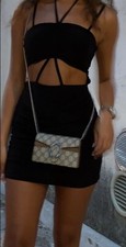 Nasty Gal black cut out short Dress | Size 8