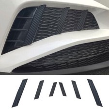 For Hyundai Sonata 2020-23 Carbon Fiber Sticker Front Fog Lamp Light Strip Trim