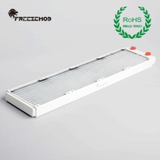 FreezeMod 480mm White G1/4" Threads Copper Radiator for PC Water Cooling TSRP-WP