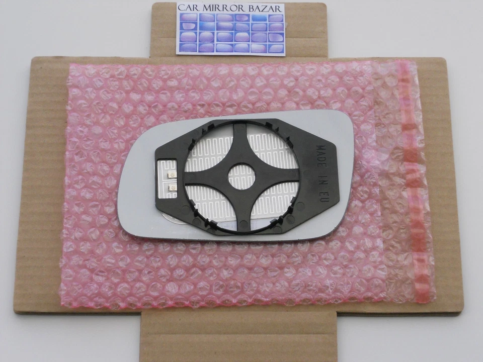 501RCH FOR Audi A4 A6 A8 Quattro HEATED Mirror Glass +BACKPLATE Passenger Side R - Image 2 of 2