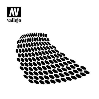 Vallejo Masking Stencils for Distorted Honeycomb Texture