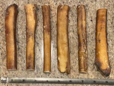 6'' JUMBO Beef BULLY STICKS Dog Treats Chew 24 Count USA MADE Thick Natural 