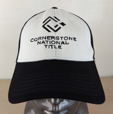 UNDER ARMOUR UA CORNERSTONE NATIONAL TITLE FITTED BASEBALL HAT/CAP, L/XL, BLACK
