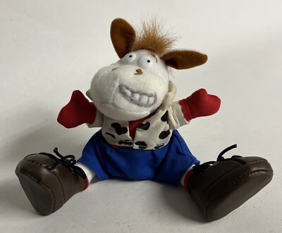 Sargento Cow Farm Animal 6'' Tall Plush Stuffed Animal Toy Beanie Cheese Dairy