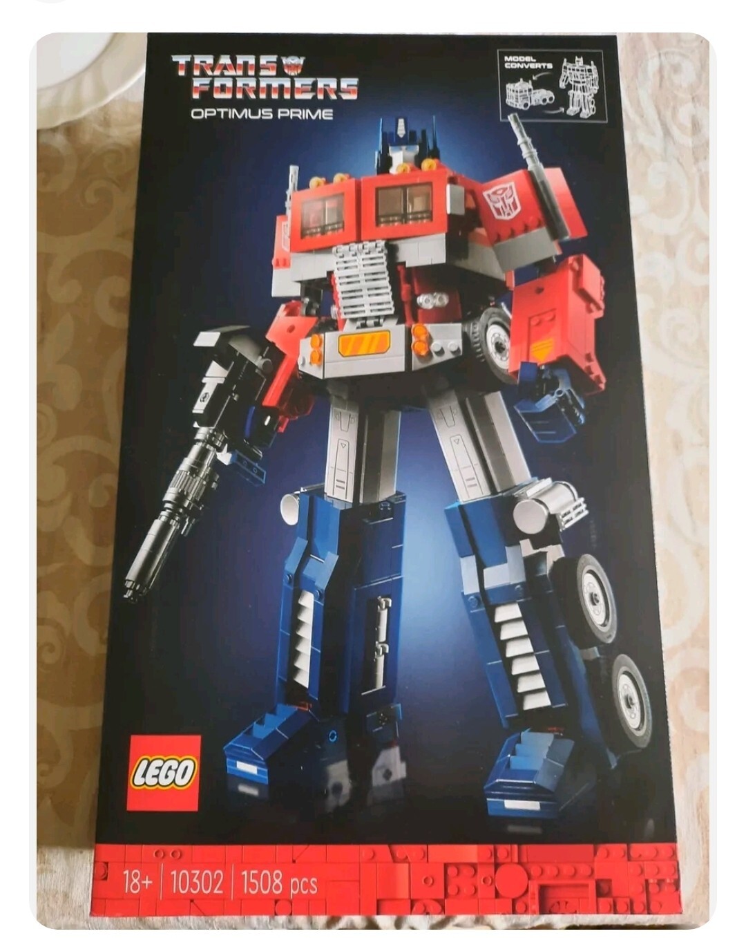 LEGO  ICONS LEGO Transformers Optimus Prime 2in1 CONVERTIBILE 10302