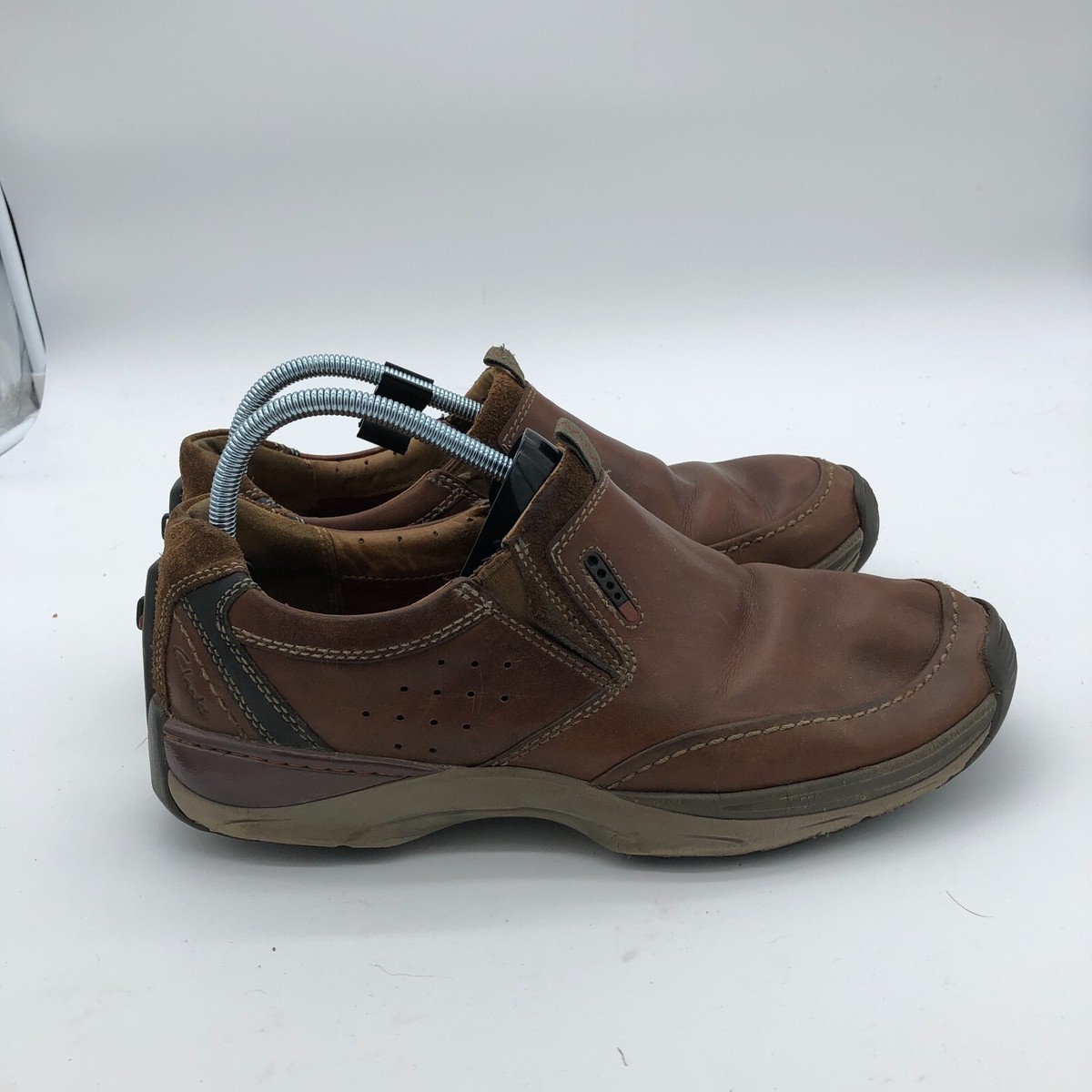 Clarks Skyward Free Loafers Mens 11 M Brown Leather Active 