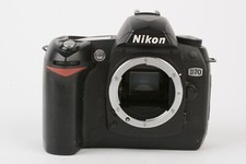 Nikon D70 6.1MP Digital Body, batt charger strap CF, 12,099 acts