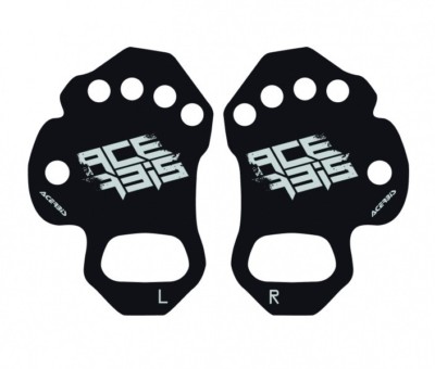 ACERBIS PALM PROTECTORS SAVERS BLACK MOTOCROSS MX ENDURO NO BLISTERS GLOVES BMX