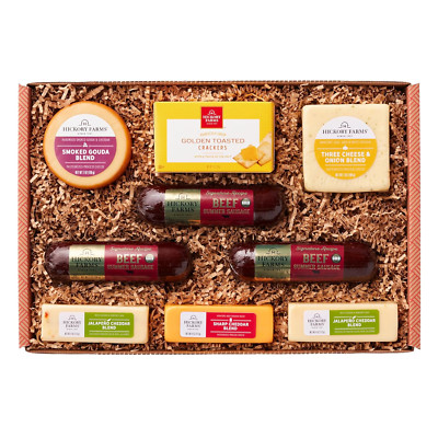Signature Beef Meat and Cheese Gift Basket (Large) - Food Gift Box | Charcute...