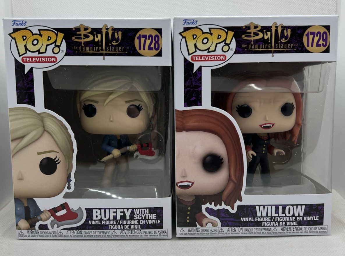 Funko Pop Vinyl Television Buffy The Vampire Slayer Buffy 1728 Spike 1619 NEW - Image 6