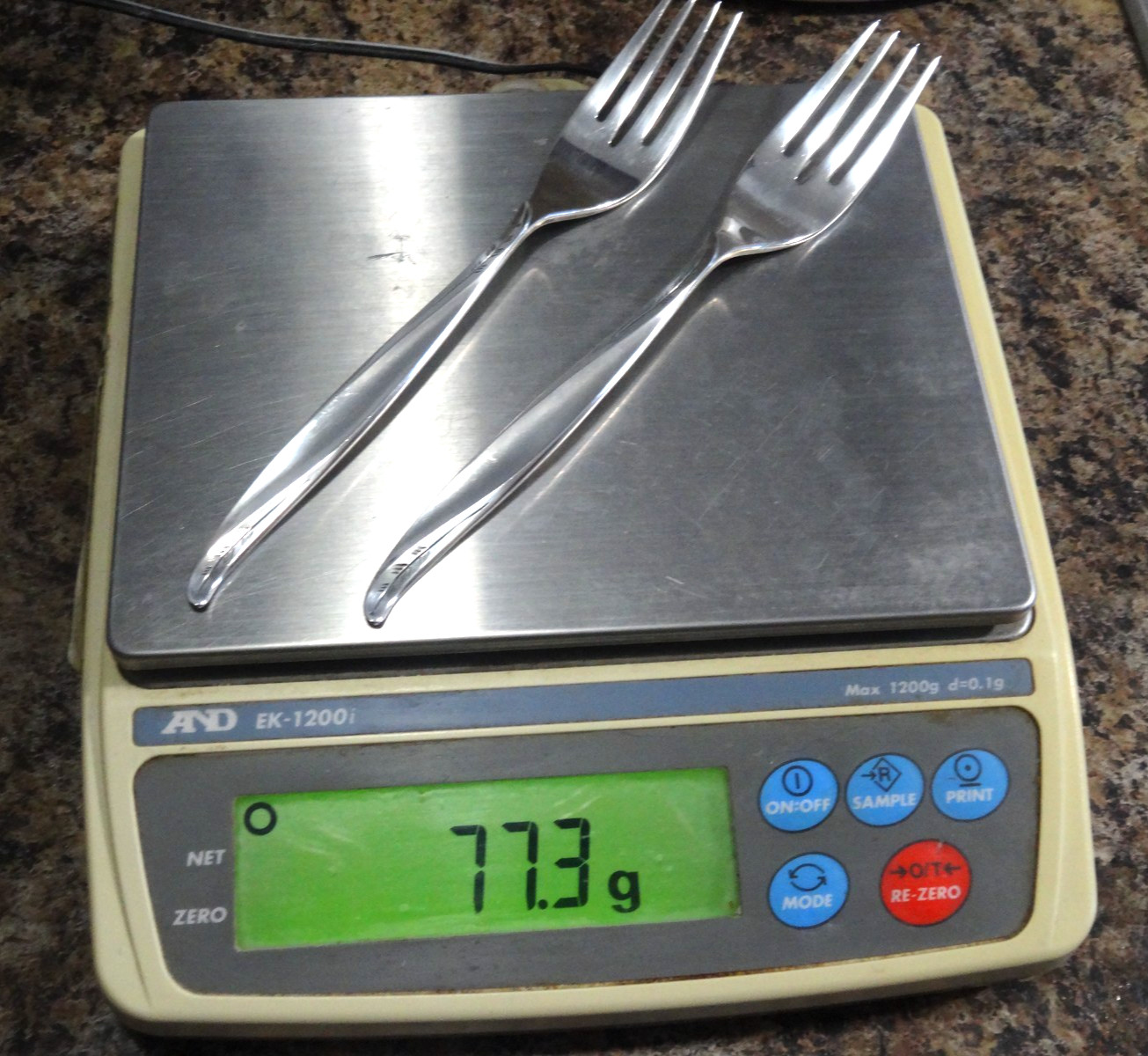 2 International Sterling Pine Spray Salad Fork 77.3 Grams scrap or use