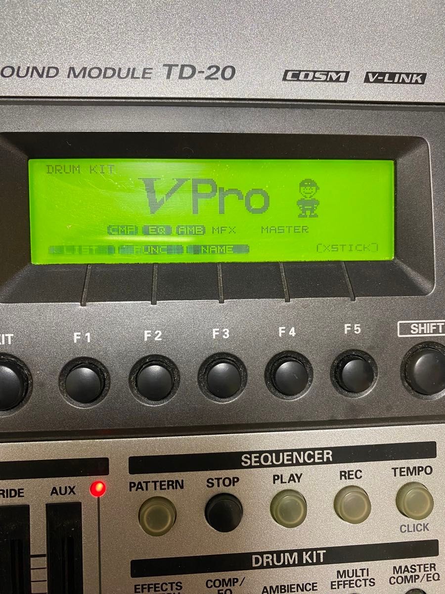 Roland TD-20 Drum Sound Module Sound Output Confirmed LCD Display