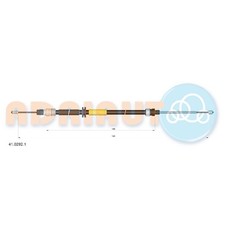 Handbremsseil hinten links für Renault Megane 3 KZ0/1 BZ CC EZ0/1 | 23831740
