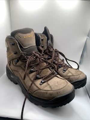 Lowa Renegade GTX Mid Hiking Boots Mens 11 EU 44.5 Gore-Tex Vibram Brown