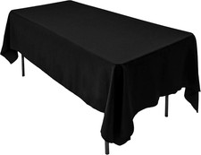 60 X 126-Inch Rectangular IFR Polyester Tablecloth - Made in USA - Wrinkle-Resis