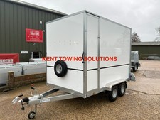 NEW Large Tickners GB167 10ft x 6ft x 7ft Braked Box Van Trailer + Side Door ✅
