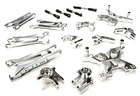 Silver Billet Machined Suspension Upgrade Kit for Traxxas 1/10 Scale Slash 4X4