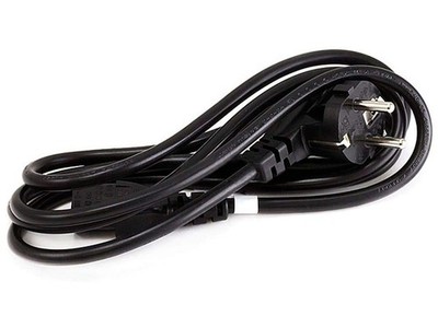 Monoprice Power Cord - CEE 7/7 SCHUKO (Europe) to IEC 60320 6 Feet, Black 