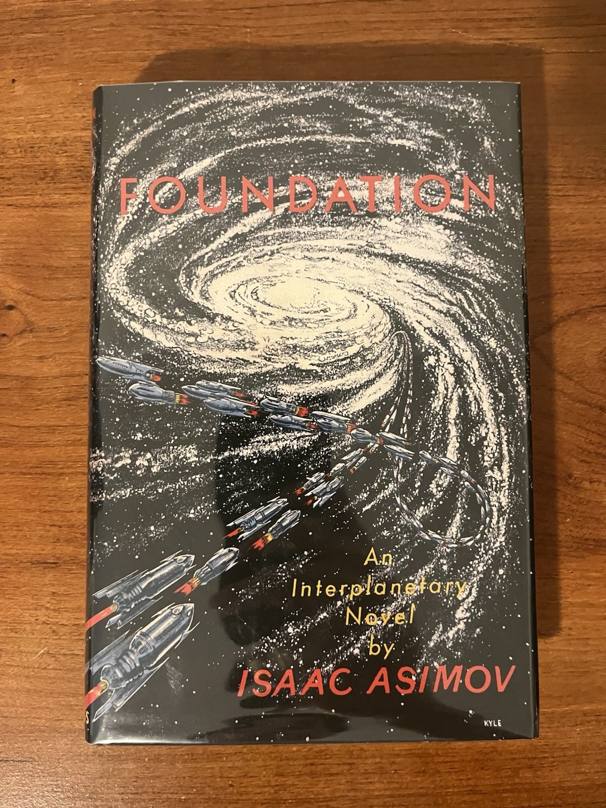 Foundation 1st Edition 1st Printing Isaac Asimov SIGNED Postcard Facsimile DJ