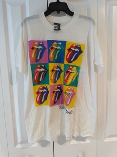 Rare Vintage Rolling Stones 1988 Atlantic City Steel Wheels Tour T Shirt