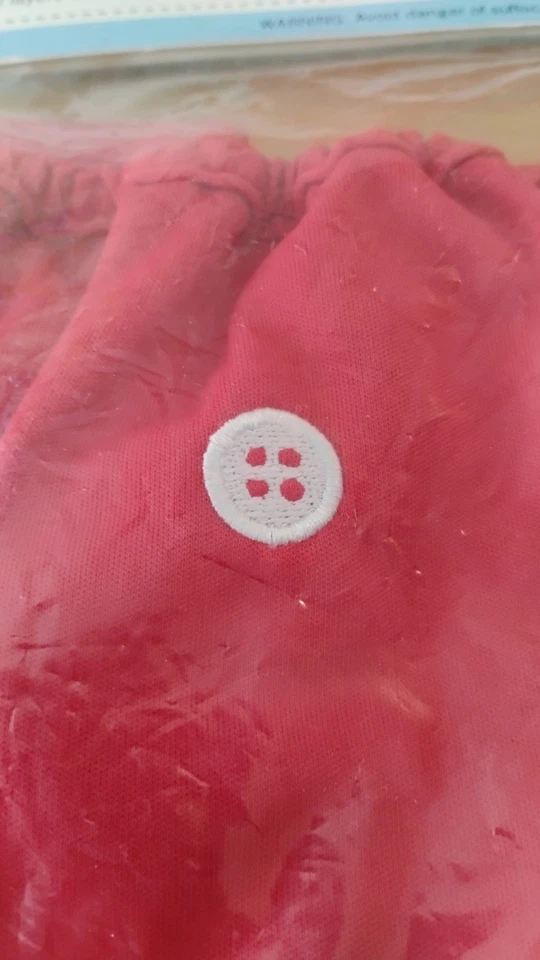 Capa de fralda infantil tamanho único bebê vermelho sólido tamanho ajustável 9 a 35 libras NOVA - Imagem 4 de 4