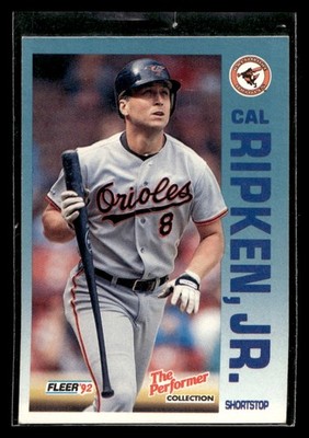 1992 Fleer 7 Eleven/Citgo The Performer Cal Ripken Jr. #5 Baltimore Orioles