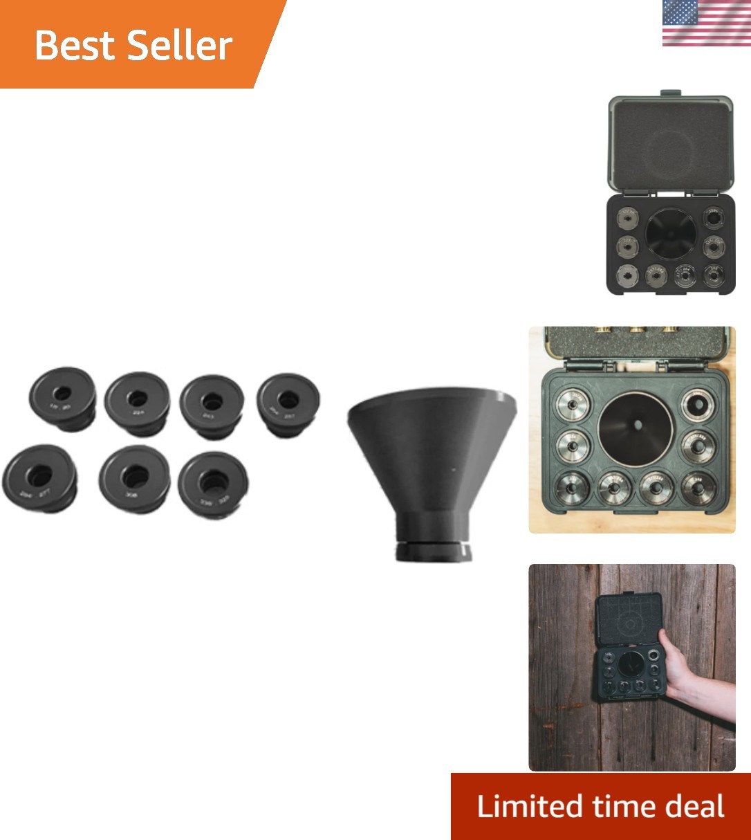 F-1 Single Stage Press and Reloading Accessories with Powder Measure, Hand Pr...