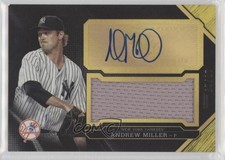 2016 Topps Triple Threads Unity Jumbo Relics Gold /25 Andrew Miller Auto 02pb
