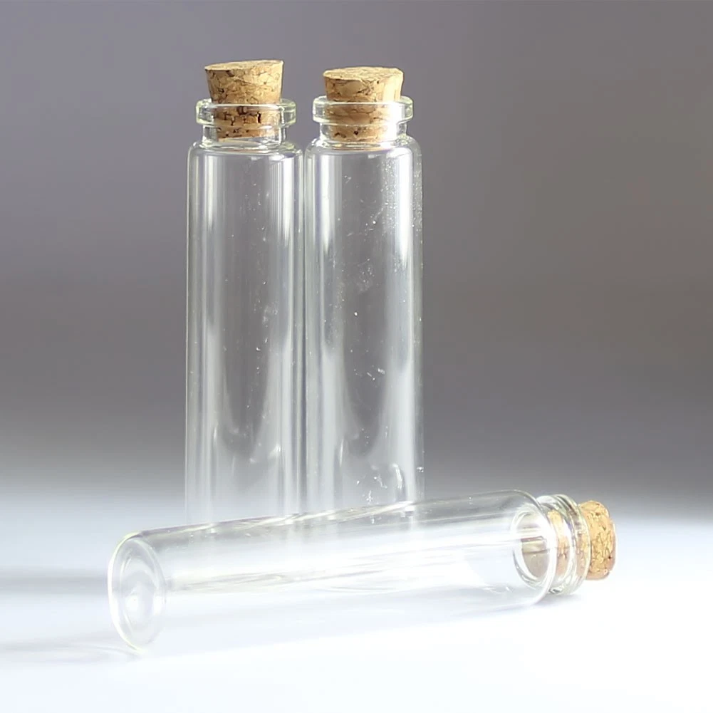 Glass bottles Wishing bottles Clear 10-50 pieces Lots Jars Small 22x90mm 30ml